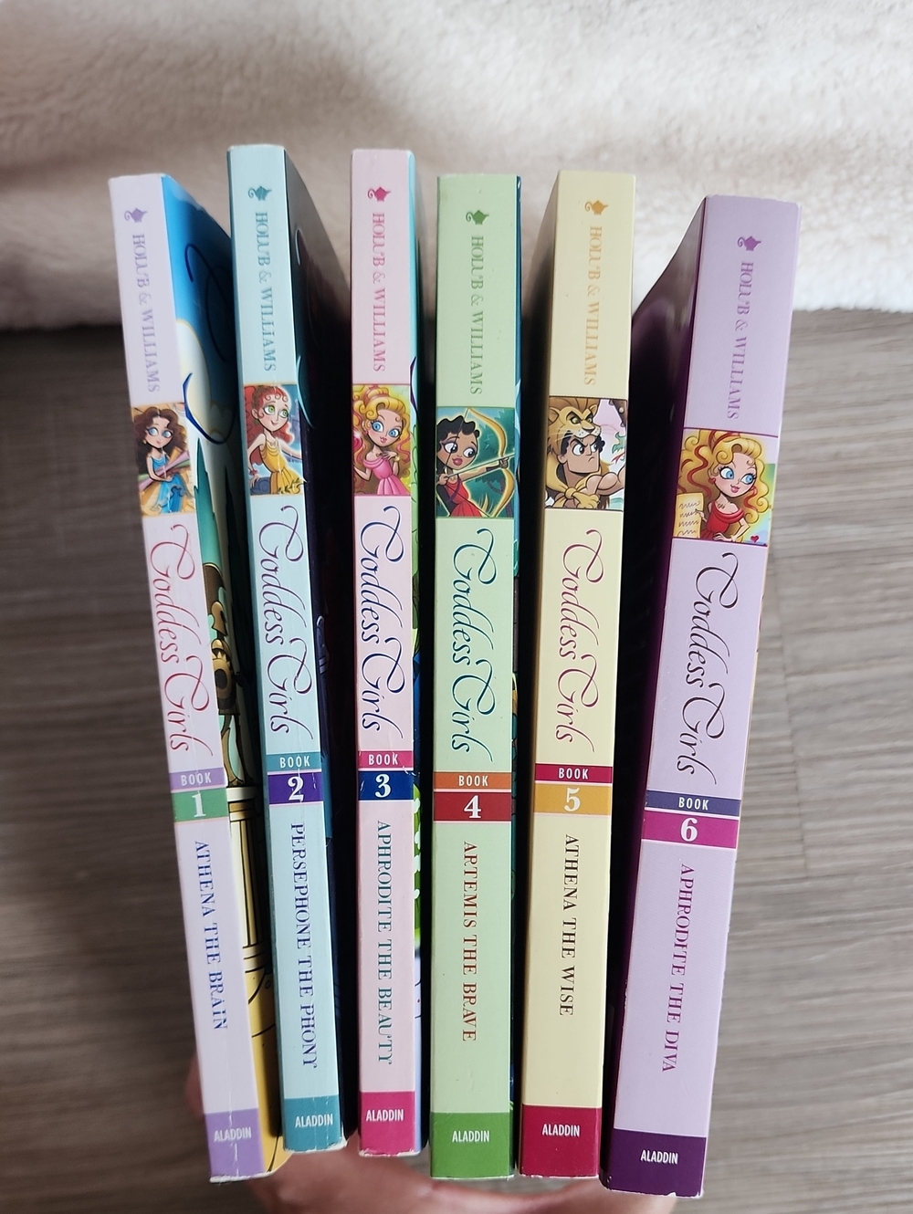 Goddess Girls Paperback Book Series- Books 1-6